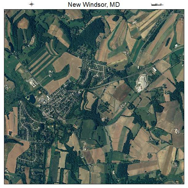 New Windsor, MD air photo map