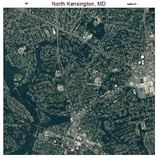 North Kensington, MD air photo map