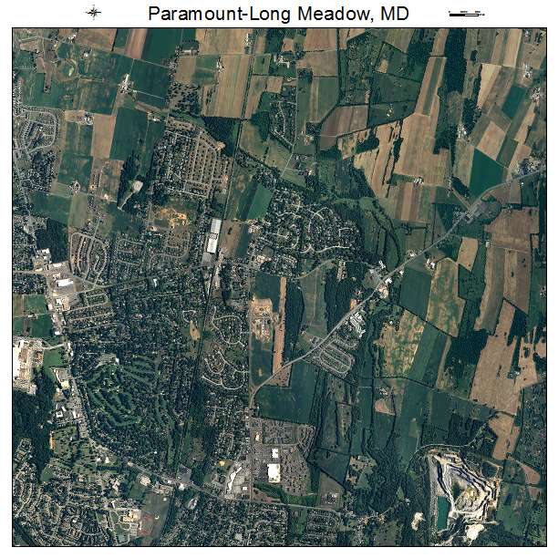 Paramount Long Meadow, MD air photo map