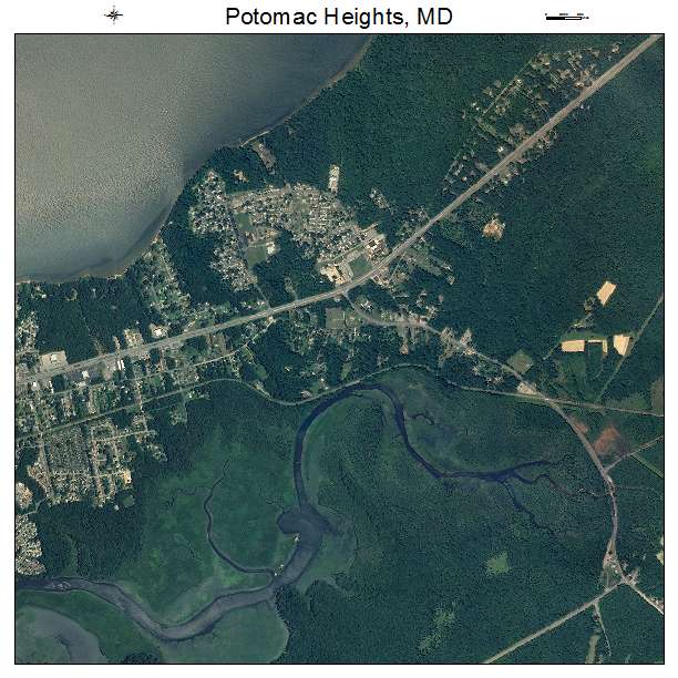 Potomac Heights, MD air photo map