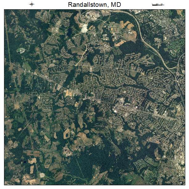 Randallstown, MD air photo map
