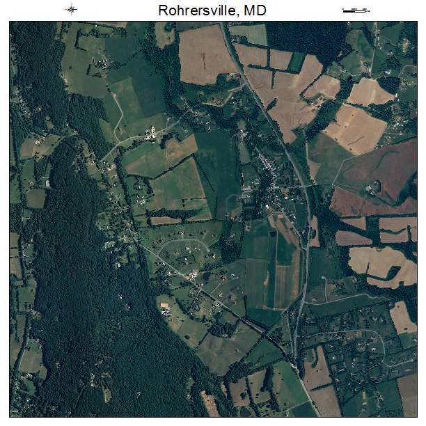 Rohrersville, MD air photo map