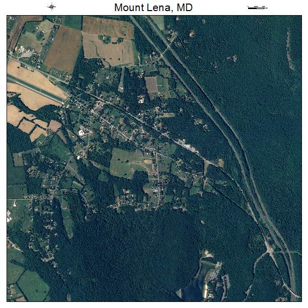 Saint Marcel de Richelieu, MD air photo map