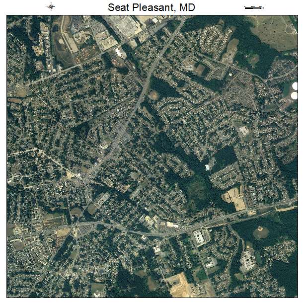 Seat Pleasant, MD air photo map