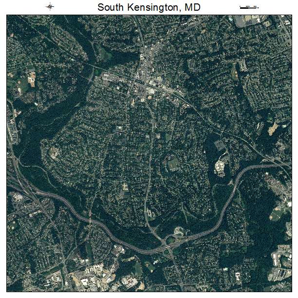 South Kensington, MD air photo map