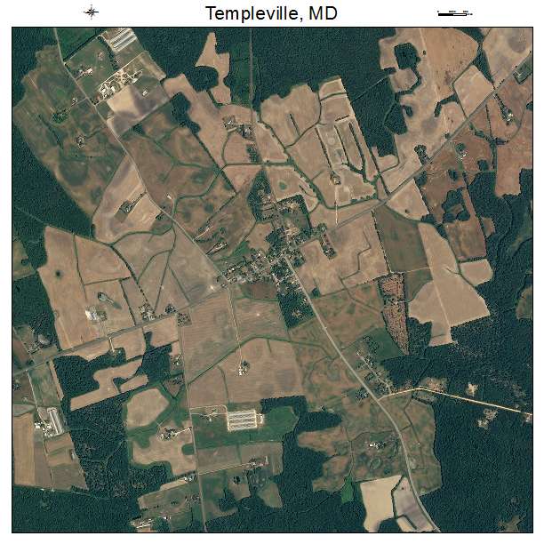 Templeville, MD air photo map
