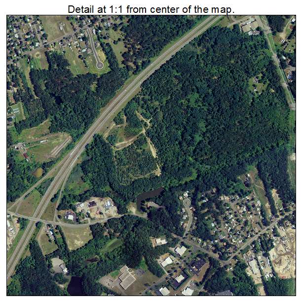 Agawam, Massachusetts aerial imagery detail