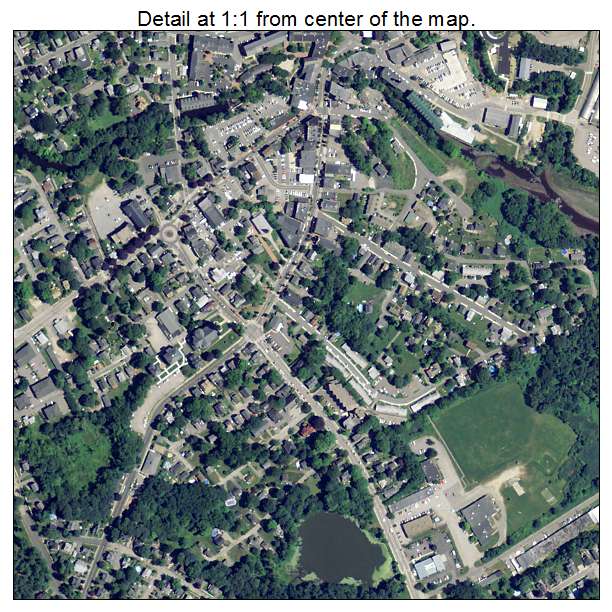 Amesbury, Massachusetts aerial imagery detail