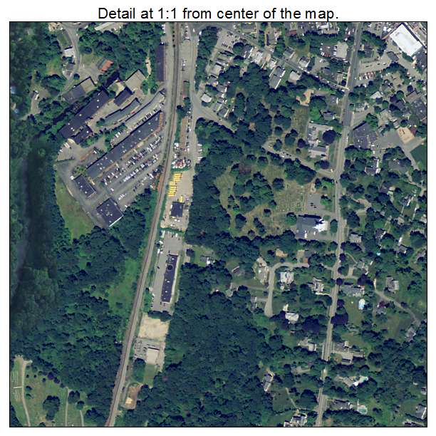 Andover, Massachusetts aerial imagery detail