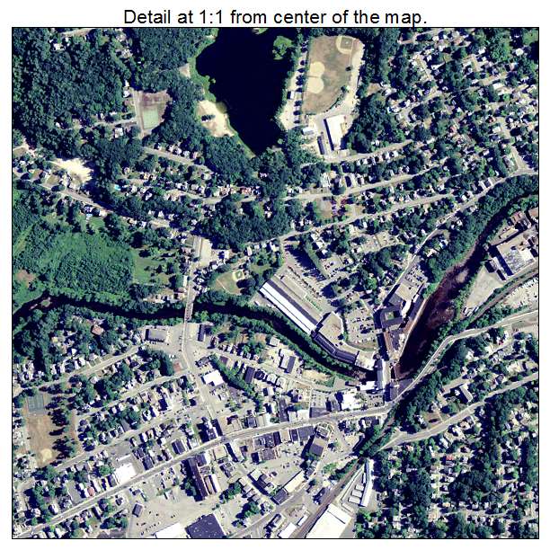 Athol, Massachusetts aerial imagery detail