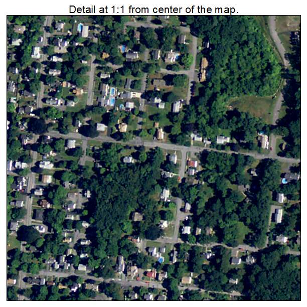 Ayer, Massachusetts aerial imagery detail