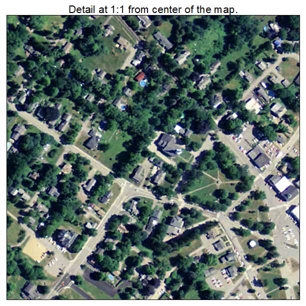 Barre, Massachusetts aerial imagery detail