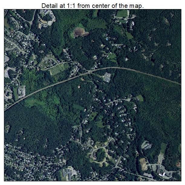 Beverly, Massachusetts aerial imagery detail