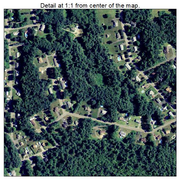 Bondsville, Massachusetts aerial imagery detail