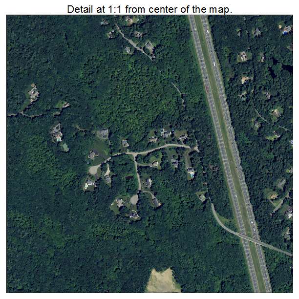 Boxford, Massachusetts aerial imagery detail