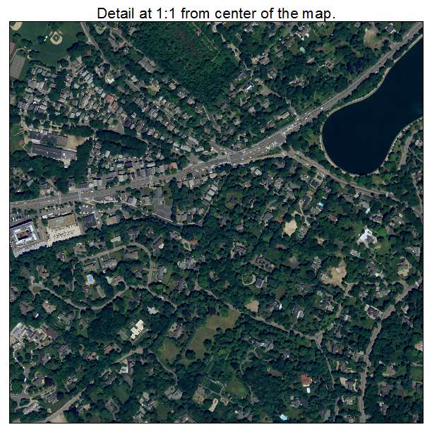 Brookline, Massachusetts aerial imagery detail