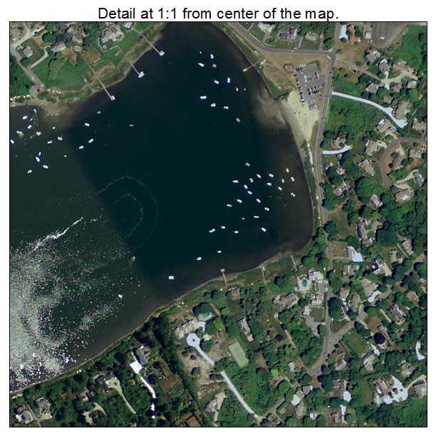 Chatham, Massachusetts aerial imagery detail