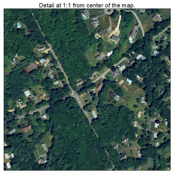 Cordaville, Massachusetts aerial imagery detail