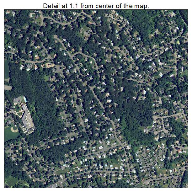 Danvers, Massachusetts aerial imagery detail