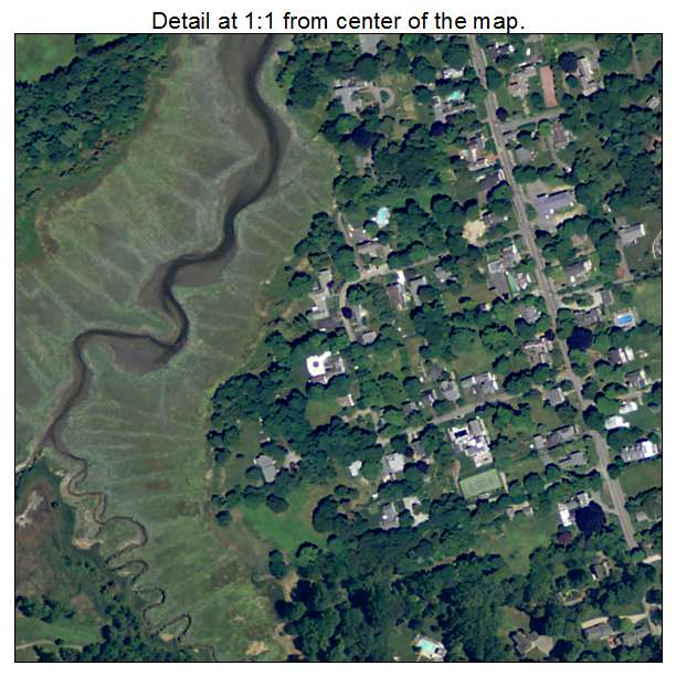 Duxbury, Massachusetts aerial imagery detail