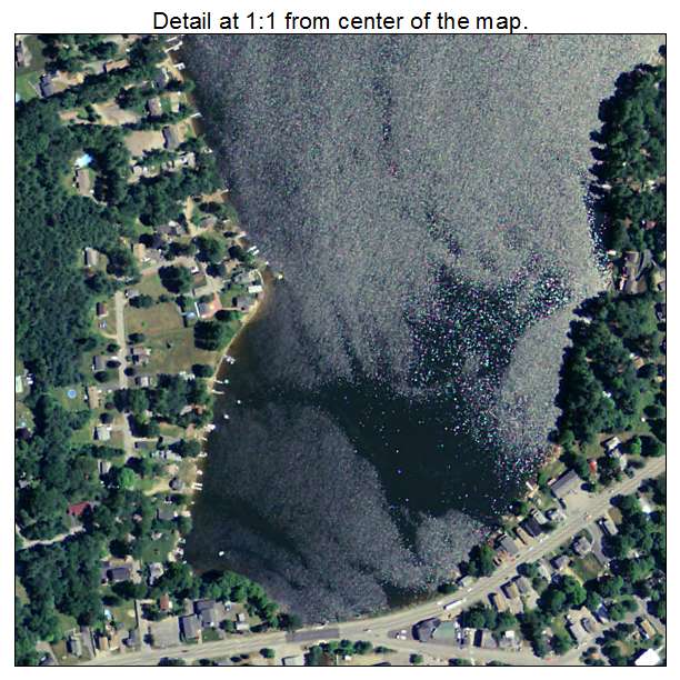 East Brookfield, Massachusetts aerial imagery detail