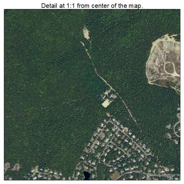 East Harwich, Massachusetts aerial imagery detail