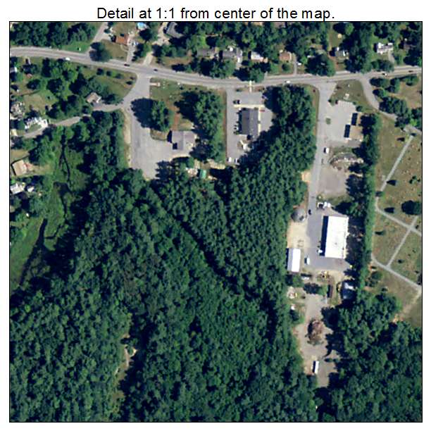 East Pepperell, Massachusetts aerial imagery detail
