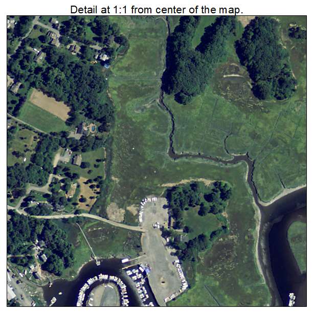 Essex, Massachusetts aerial imagery detail
