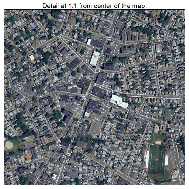 Everett, Massachusetts aerial imagery detail