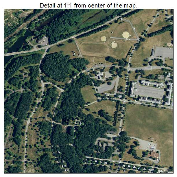 Fort Devens, Massachusetts aerial imagery detail