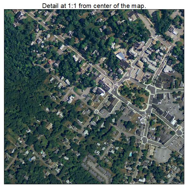 Foxborough, Massachusetts aerial imagery detail