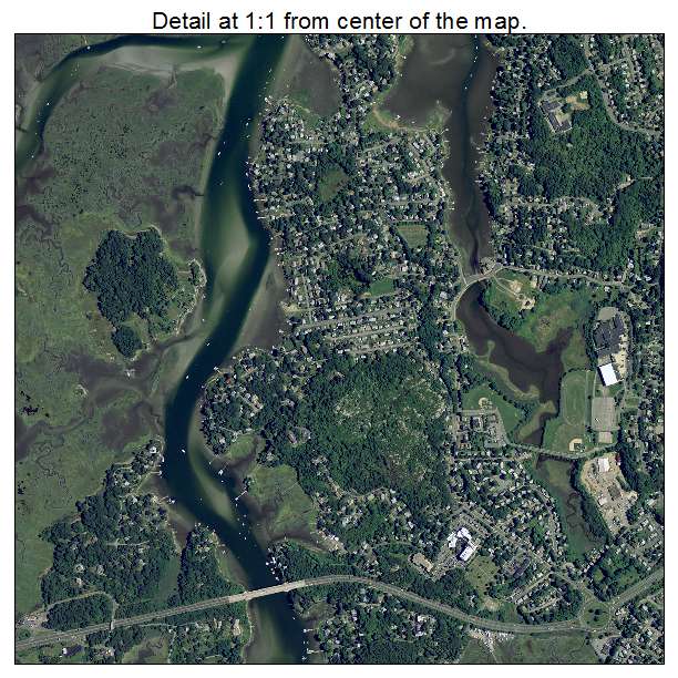Gloucester, Massachusetts aerial imagery detail