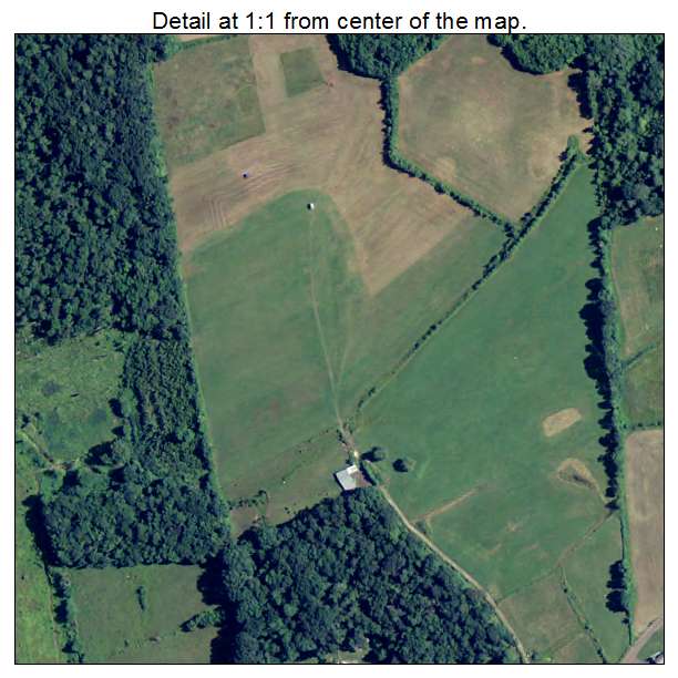 Granby, Massachusetts aerial imagery detail