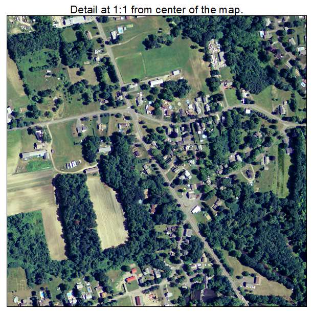 Hatfield, Massachusetts aerial imagery detail