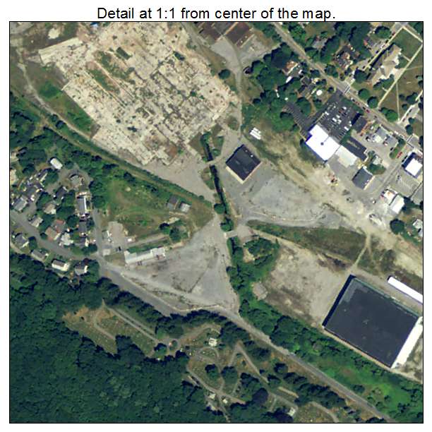 Hopedale, Massachusetts aerial imagery detail
