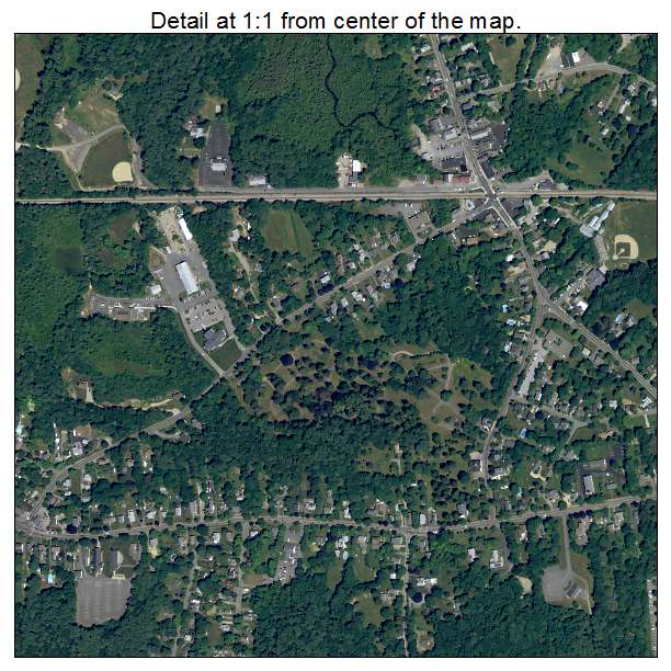 Kingston, Massachusetts aerial imagery detail