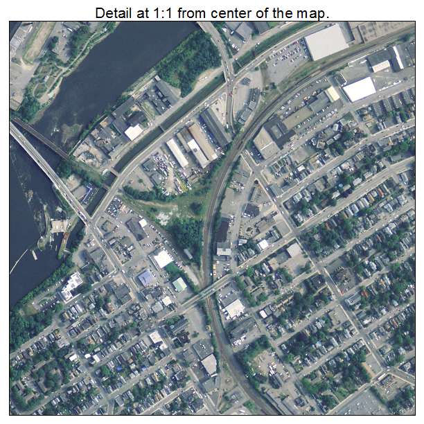 Lawrence, Massachusetts aerial imagery detail