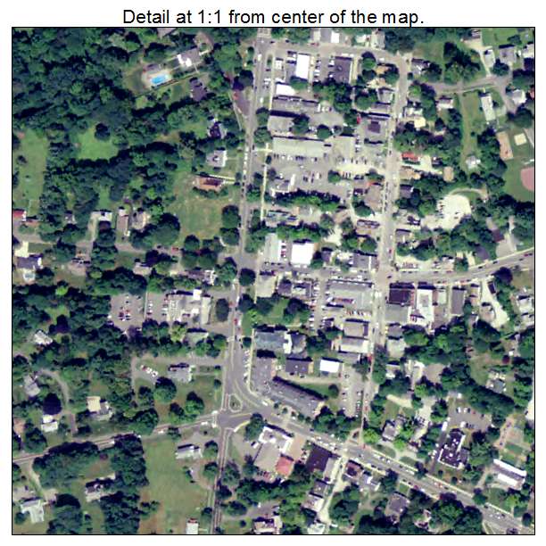 Lenox, Massachusetts aerial imagery detail