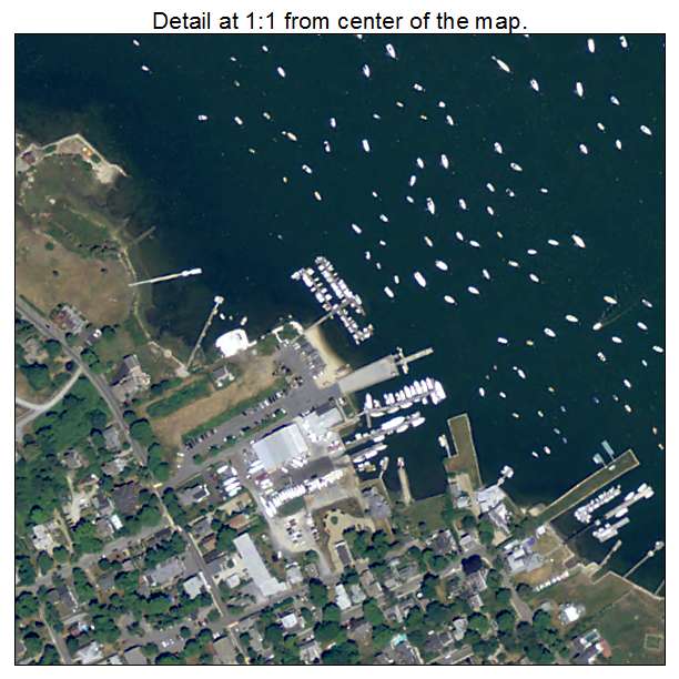 Marion Center, Massachusetts aerial imagery detail