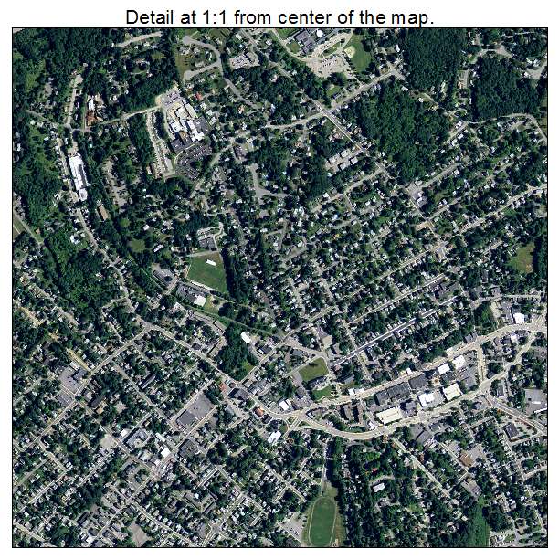 Marlborough, Massachusetts aerial imagery detail