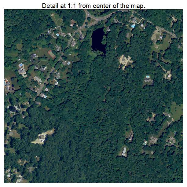 Marshfield Hills, Massachusetts aerial imagery detail