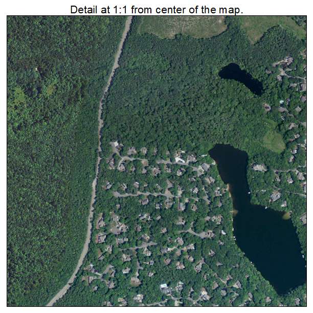 New Seabury, Massachusetts aerial imagery detail