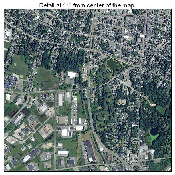 Newburyport, Massachusetts aerial imagery detail