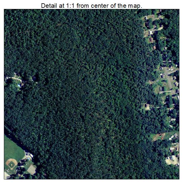 Palmer, Massachusetts aerial imagery detail