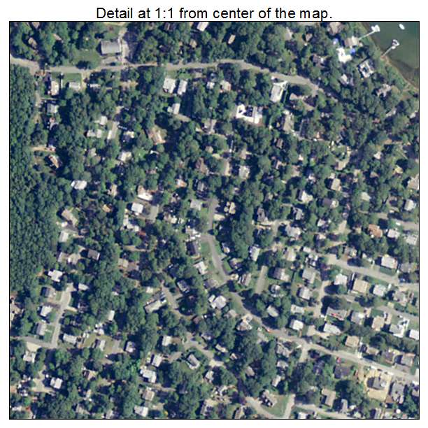 Popponesset, Massachusetts aerial imagery detail