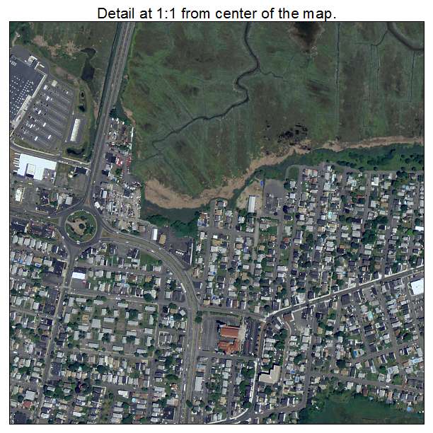 Revere, Massachusetts aerial imagery detail