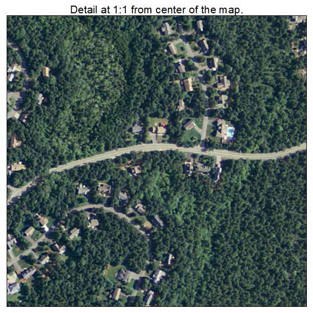 Seabrook, Massachusetts aerial imagery detail