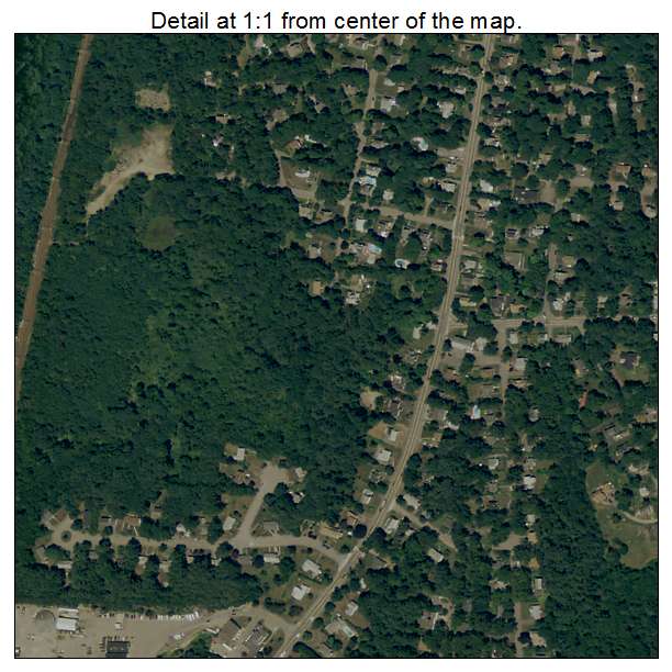 Sharon, Massachusetts aerial imagery detail