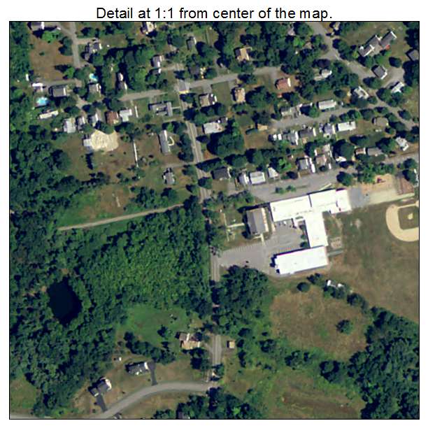 Shirley, Massachusetts aerial imagery detail