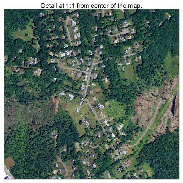 Sturbridge, Massachusetts aerial imagery detail
